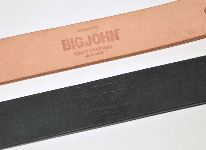 BIG JOHN "VBLT02" HIMEJI LEATHER ORIGINAL BELT (5mm)