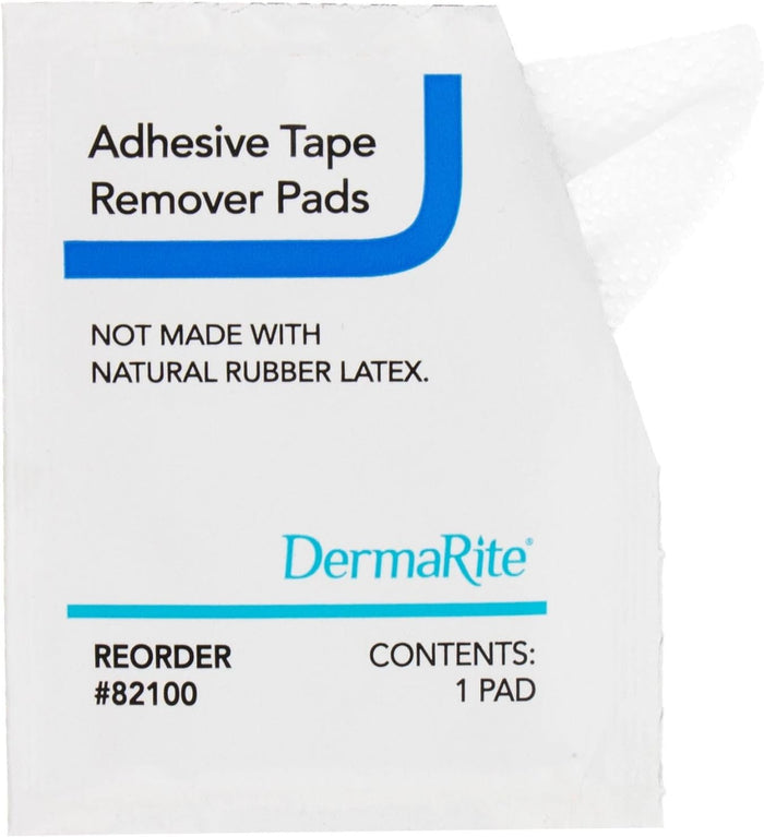 DermaRite Adhesive Remover, 1-1/2 x 3-1/2 Inch Pads