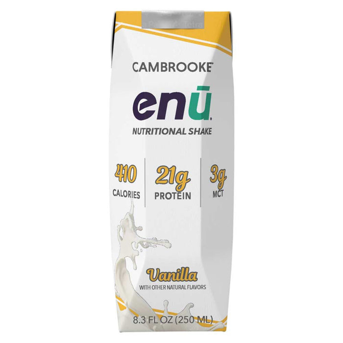 ENU Nutritional Shake, Creamy Vanilla, 8.5 oz - 33242-Single - LL Medico