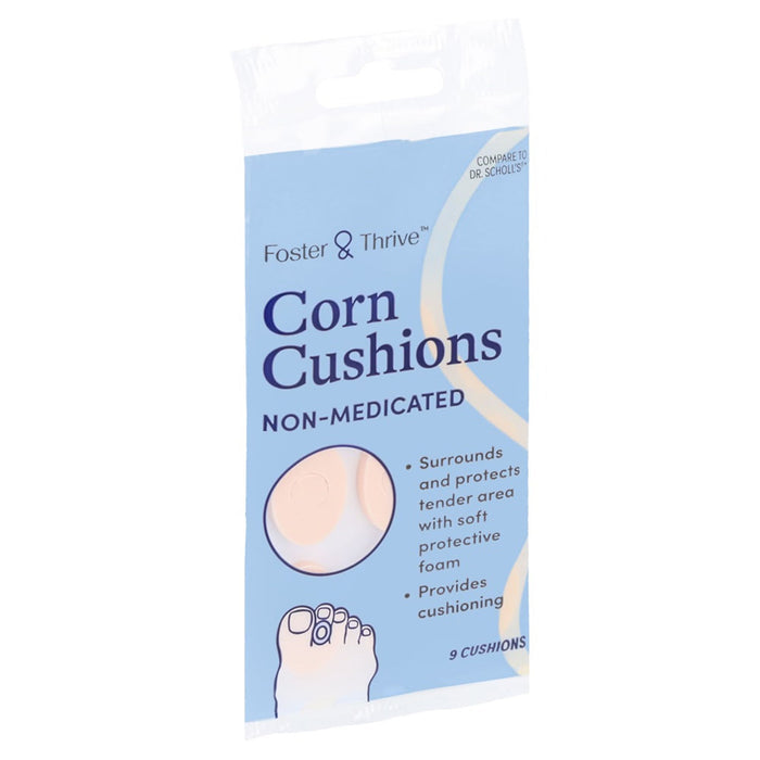 Foster & Thrive Corn Cushions, Non-Medicated, 9 Cushions - 01093996026-Pack - LL Medico