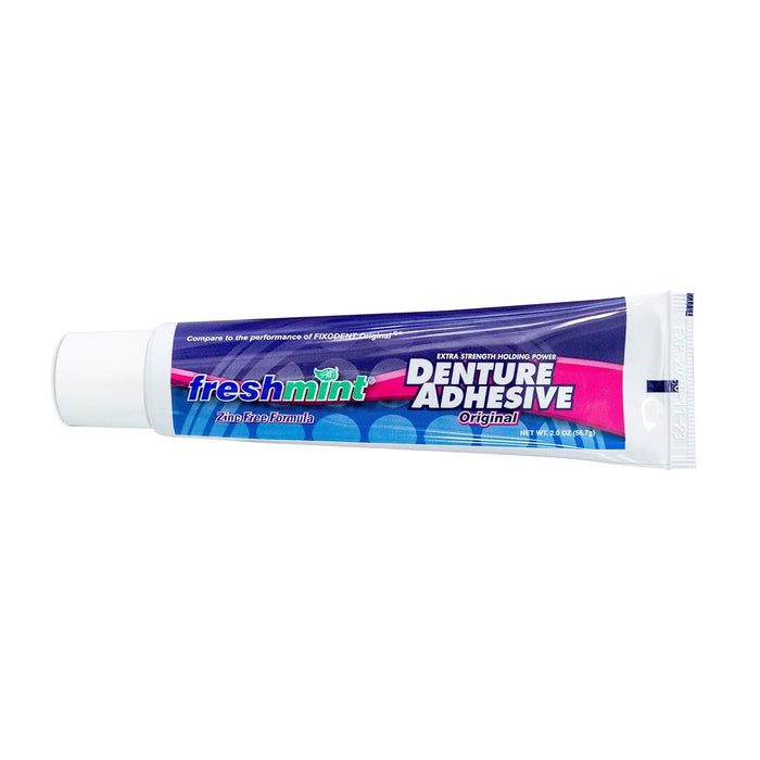 Freshmint Denture Adhesive Original, Zinc Free, 2 oz