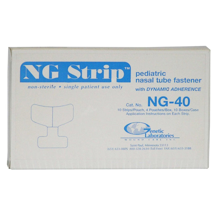 Gentell NG Strip Nasal Tube Holder, Pediatric, 40 Count - NG40-Pack - LL Medico