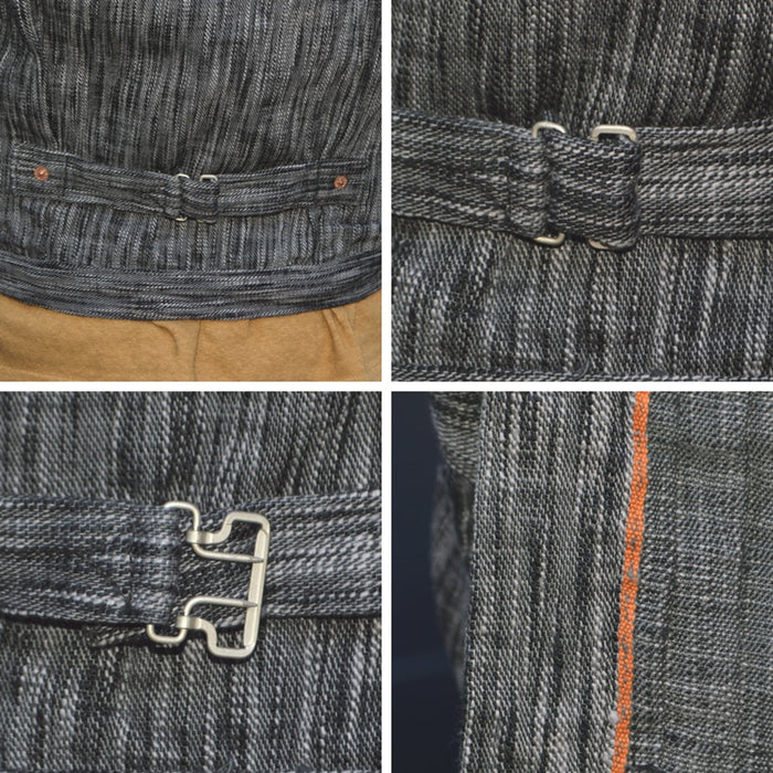 graphzero "GZ-SKGJ1ST-BKGY" 15oz Jean Jacket-WW2 (1st Skein dyeing BKGY)(Kasezome)