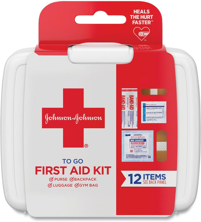 Johnson & Johnson Red Cross First Aid to Go Kit