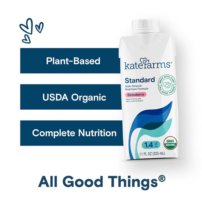 Kate Farms Standard Formula 1.4, Strawberry, CS/12 - 811112030812-Case - LL Medico