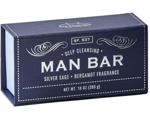 MAN BAR - Deep Cleansing Silver Sage & Bergamot 10 oz