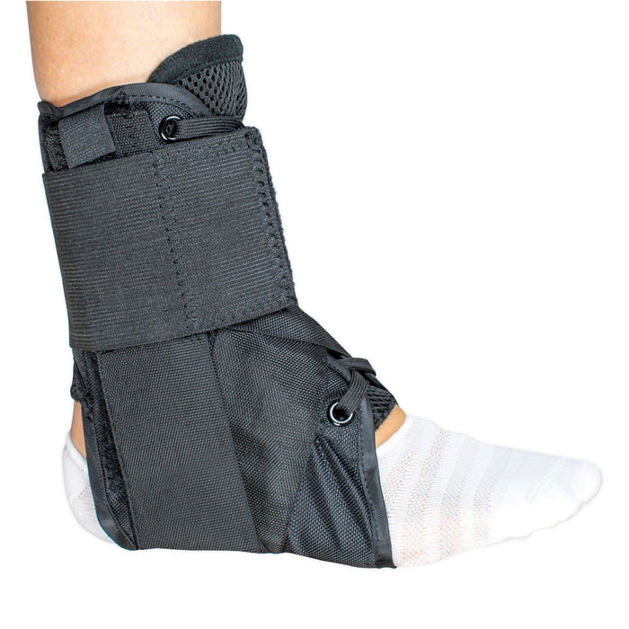 McKesson Ankle Brace Figure-8 Strap Lace-Up Design Hook and Loop Closure - 155-81-97042-Single - LL Medico