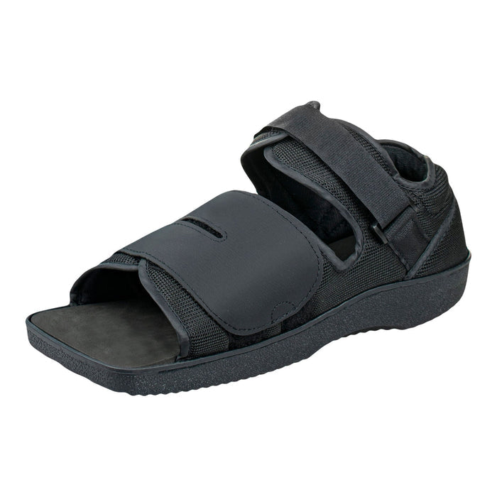 McKesson Post-Op Shoe, Square Toe, Contact Closure Straps, Unisex, Black - 155-79-81233-Single - LL Medico