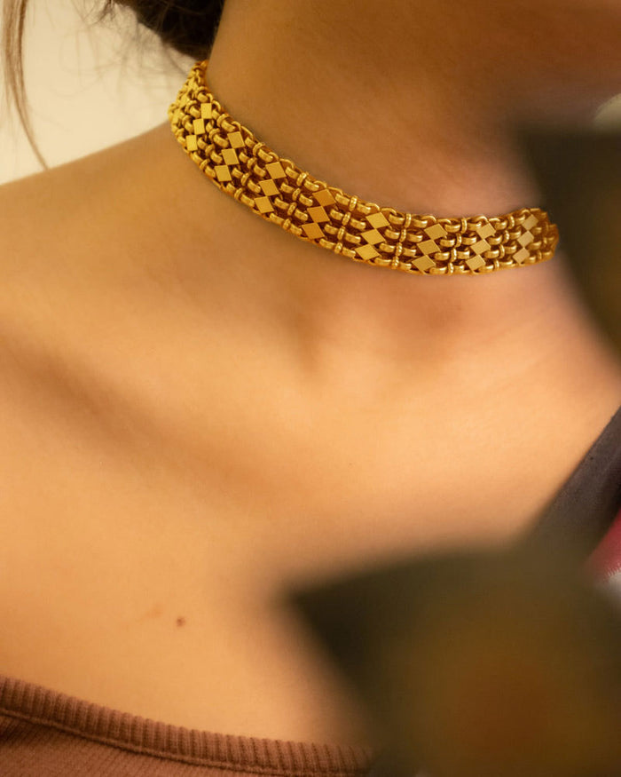 Mizoya Intricate Jali Versatile Choker