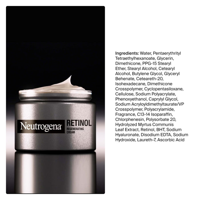 Neutrogena Rapid Wrinkle Repair Retinol Regenerating Cream, 1.7 oz