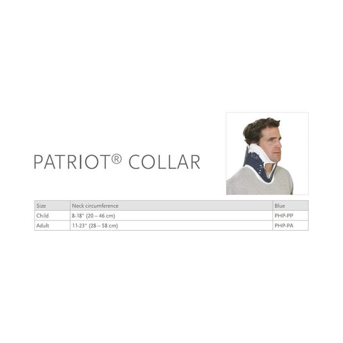 Ossur Patriot Extrication Cervical Collar, One Size Fits Most - PHP-PA-Single - LL Medico