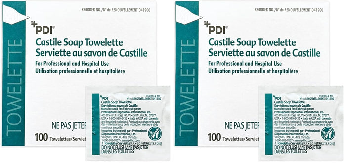 PDI Castile Soap Towelette, Scented