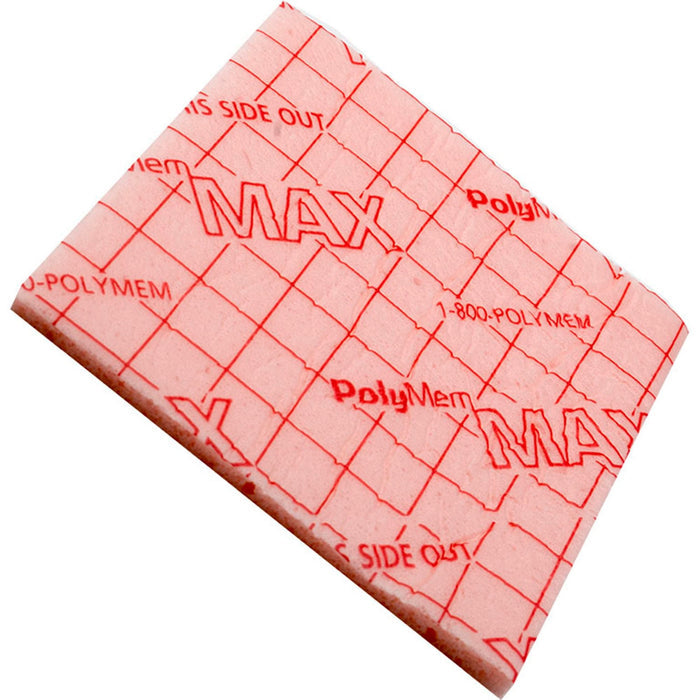 PolyMem Max Nonadhesive Without Border Foam Dressing, 3 x 3 Inch