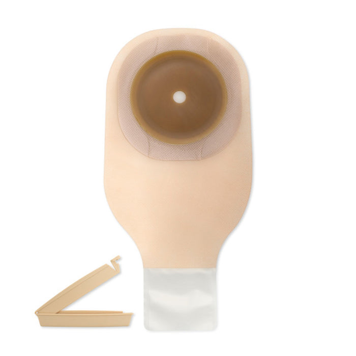 Premier Flextend Colostomy Pouch One-Piece System Flat Pre-Cut Drainable, Beige, 9" - 8642 - LL Medico