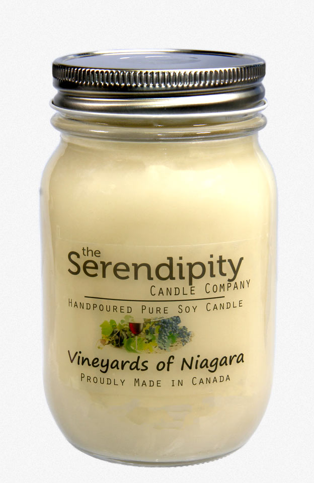 Serendipity Soy Wax Candle - Vineyards of Niagara