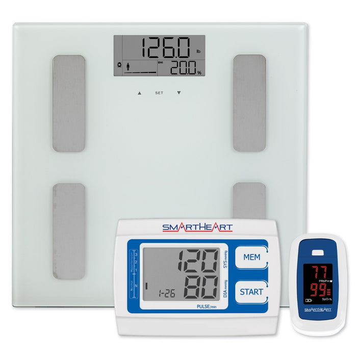 SmartHeart Total Body Analyzer with Scale, Blood Pressure and Oximeter - VHKIT-HH02 - LL Medico