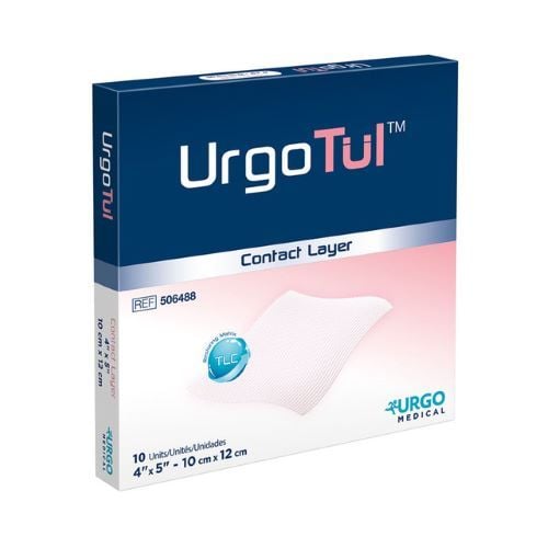 UrgoTul Impregnated Contact Layer Dressing, Sterile — 6" x 8"