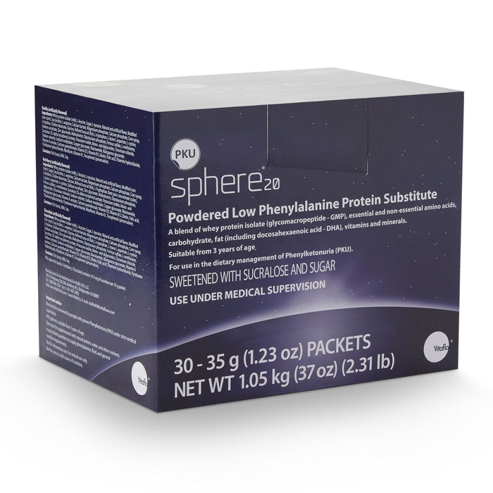 Vitaflo PKU Sphere 20 Oral Supplement Powder, Vanilla, 35 Gram Packet - 812539021124-Single - LL Medico