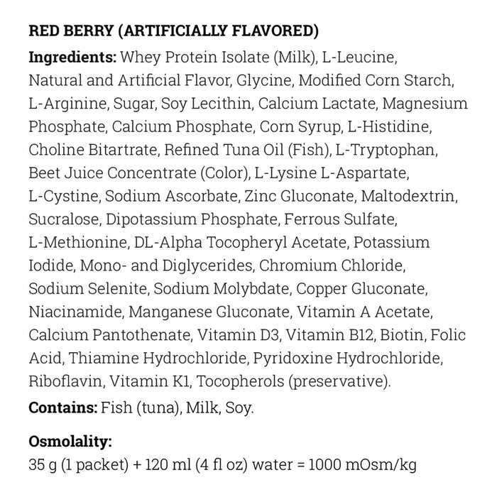 Vitaflo TYR Sphere Dietary Supplement Powder, Red Berry, 35 Gram Packet - 812539022091-Pack - LL Medico