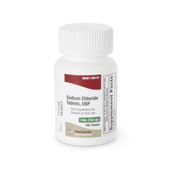 Westminster Sodium Chloride Dietary Supplement, 1 gm - 69367022001 - LL Medico