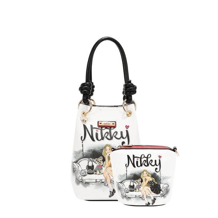 2 PC BUCKET SHOULDER BAG