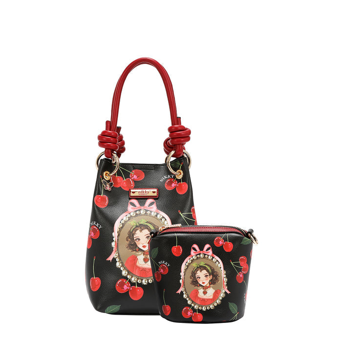 2 PC BUCKET SHOULDER BAG