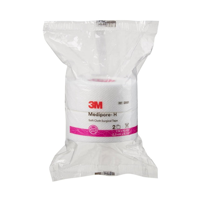 3M Medipore H Cloth Medical Tape, 1 Inch x 10 Yard, White