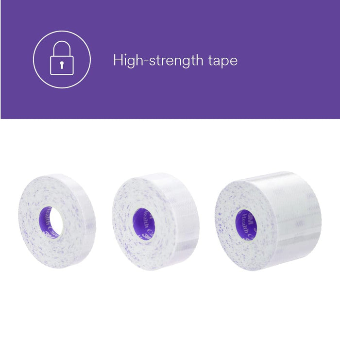 3M Multipore Dry Dressing Retention Tape w/ Liner, 0.5 Inch x 5.5 Yard, White