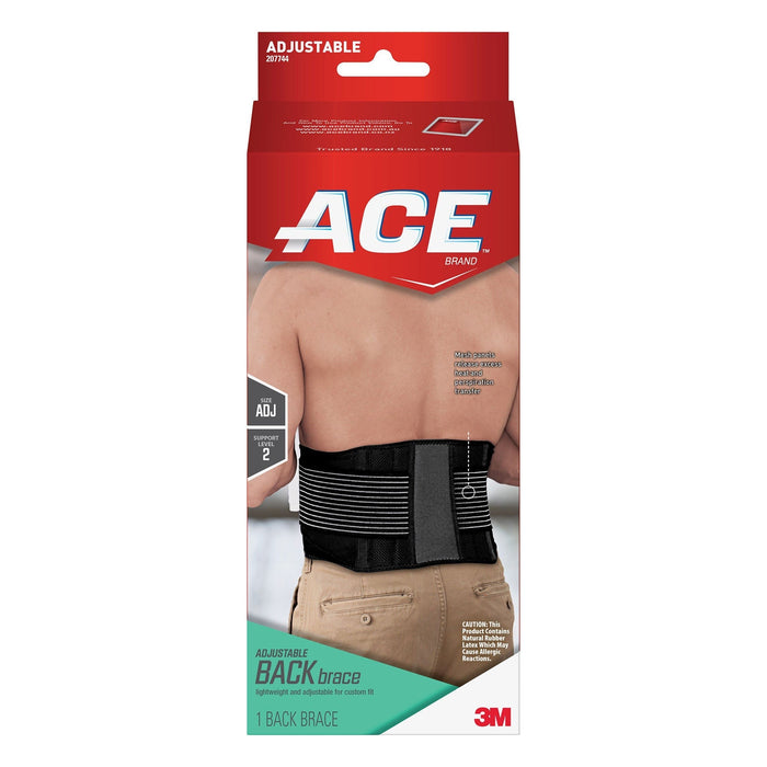 Ace Deluxe Back Stabilizer with Lumbar Support, Adjustable, One Size Fits Most - 207744-Single - LL Medico