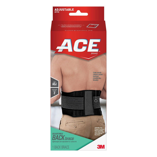 Ace Deluxe Back Stabilizer with Lumbar Support, Adjustable, One Size Fits Most - 207744-Single - LL Medico