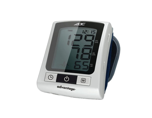ADC (Advantage) Home Automatic Digital Blood Pressure Monitor, Wrist, Adult Cuff - 6015N-Single - LL Medico