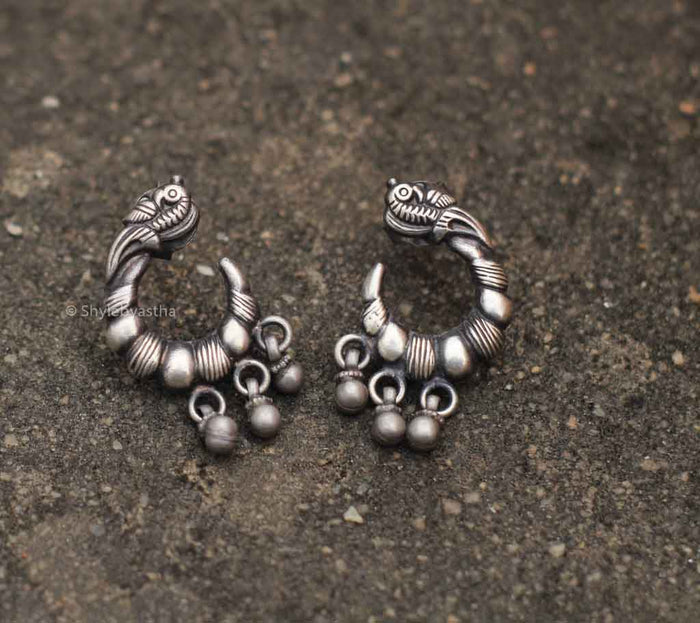 Adya Ghughri Parrot Studs front