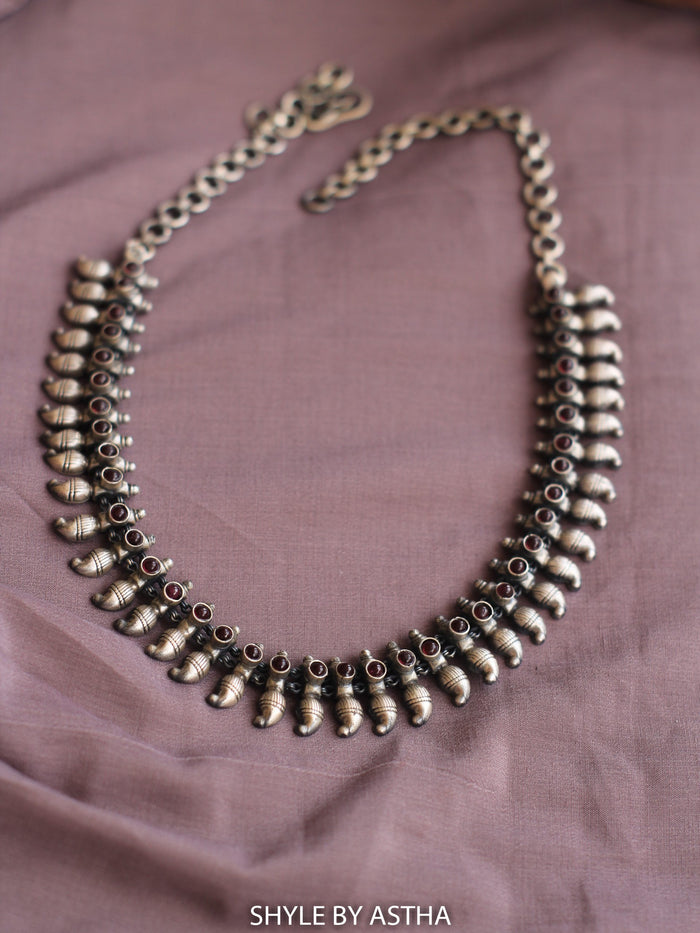 Adya Intricate Carry Drop Necklace