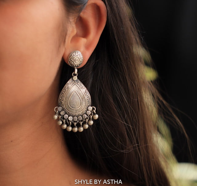 Adya Intricate Drop Earrings