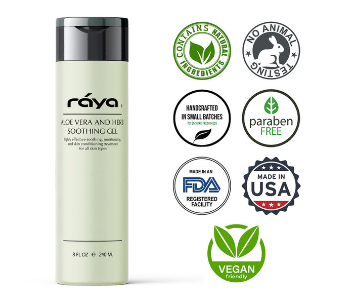 ALOE VERA AND HERBS SOOTHING GEL (323) RAYA SPA - rayaspa