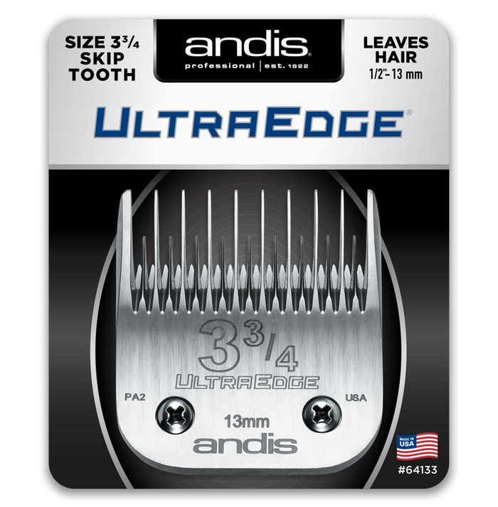 Andis UltraEdge® Detachable Blade, Size 3 3/4 Skip Tooth