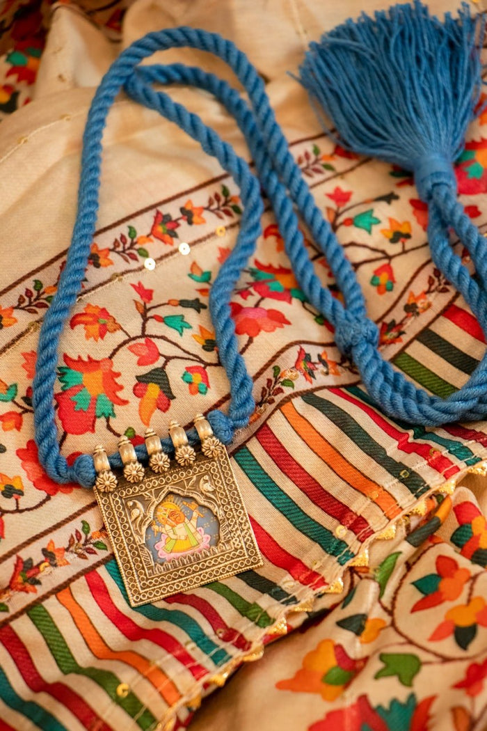 Anvaya Handpainted Ganesha Intricate Necklace