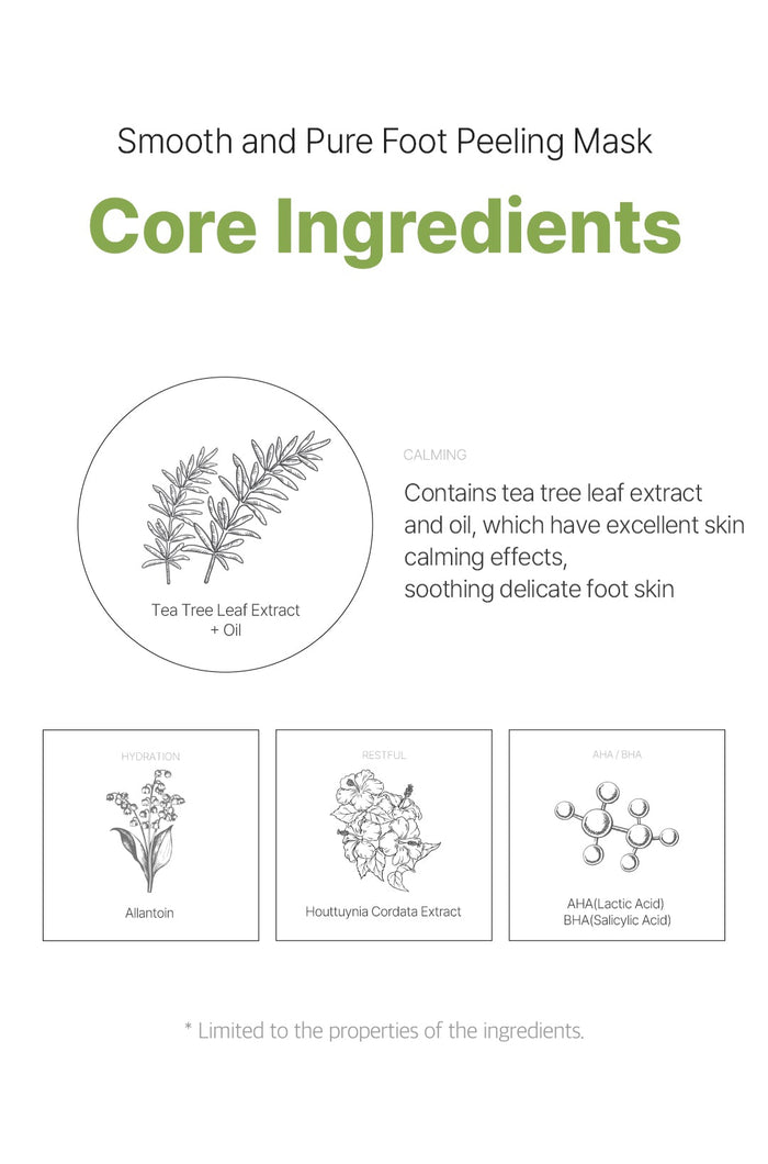 [Ariul] Smooth & Pure Foot Peeling Mask Calming (2 Pairs)