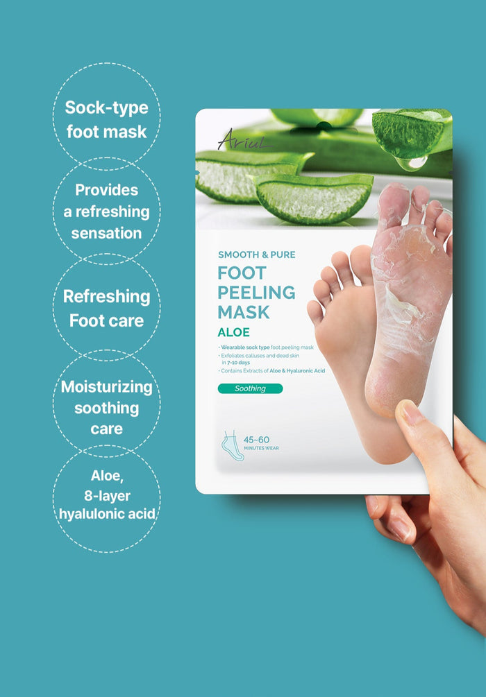 [Ariul] Smooth & Pure Foot Peeling Mask Soothing (2 Pairs)