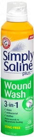 Arm & Hammer Simply Saline Wound Wash Sterile Saline Solution, 7.1 fl oz