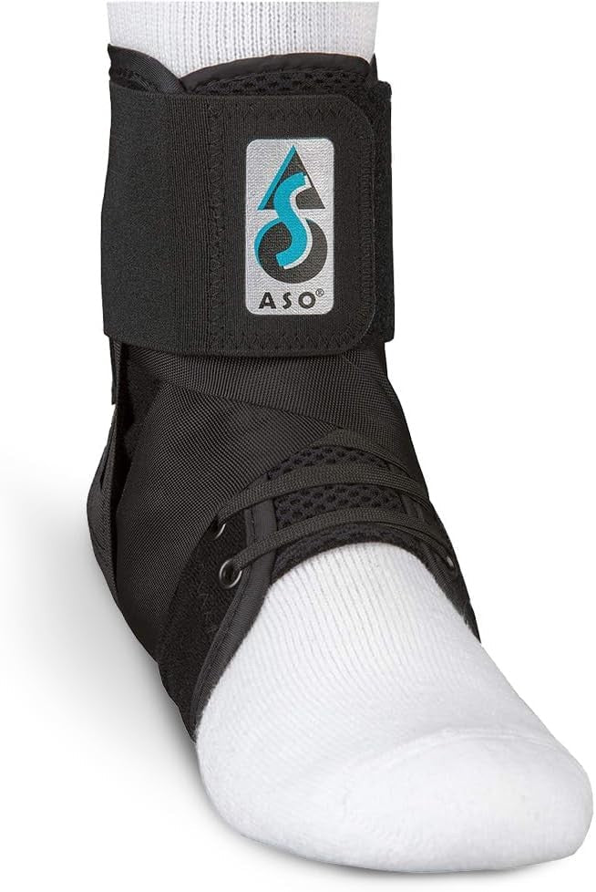 ASO Speed Lacer Ankle Brace with Hook and Loop Strap Closure, Lace Up Front - 223611-Single - LL Medico