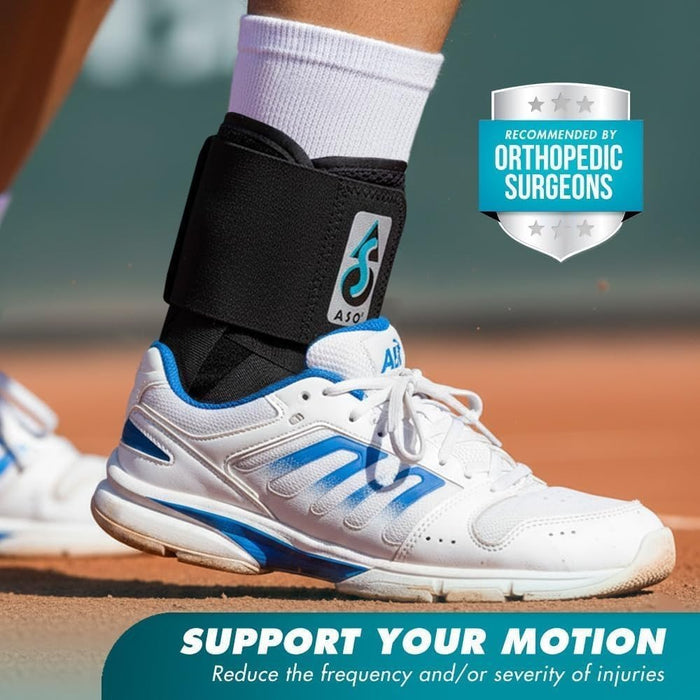 ASO Speed Lacer Ankle Brace with Hook and Loop Strap Closure, Lace Up Front - 223611-Single - LL Medico