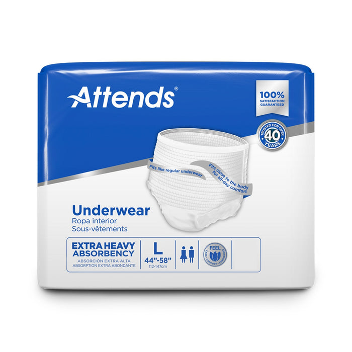 Attends Underwear, Extra Heavy Absorbency - APV30-Pack - LL Medico
