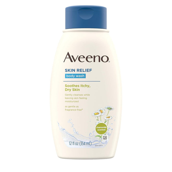 Aveeno Skin Relief Body Wash, Chamomile Scented, 12 fl oz