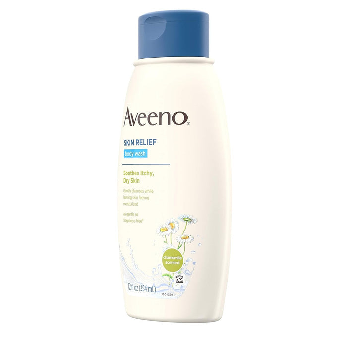 Aveeno Skin Relief Body Wash, Chamomile Scented, 12 fl oz