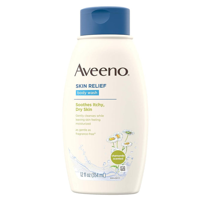Aveeno Skin Relief Body Wash, Chamomile Scented, 12 fl oz