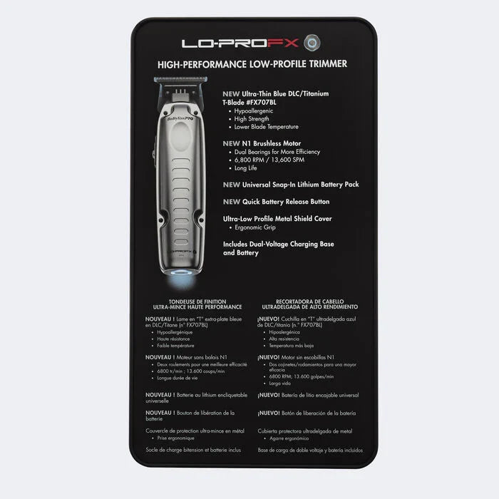 BaBylissPRO® FXONE™ Lo-ProFX High Performance Low-Profile Trimmer