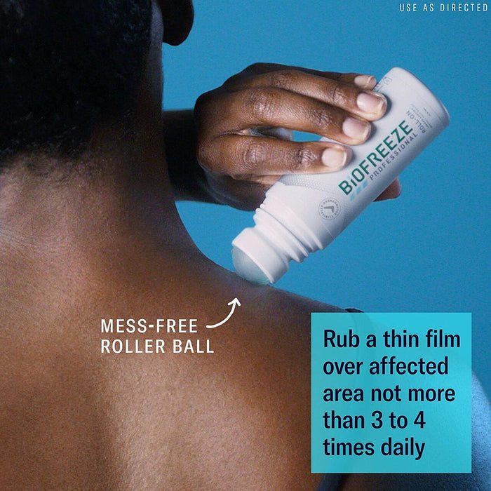 Biofreeze Professional Roll - On Pain Relief Gel, 3 oz - 13416-Single - LL Medico