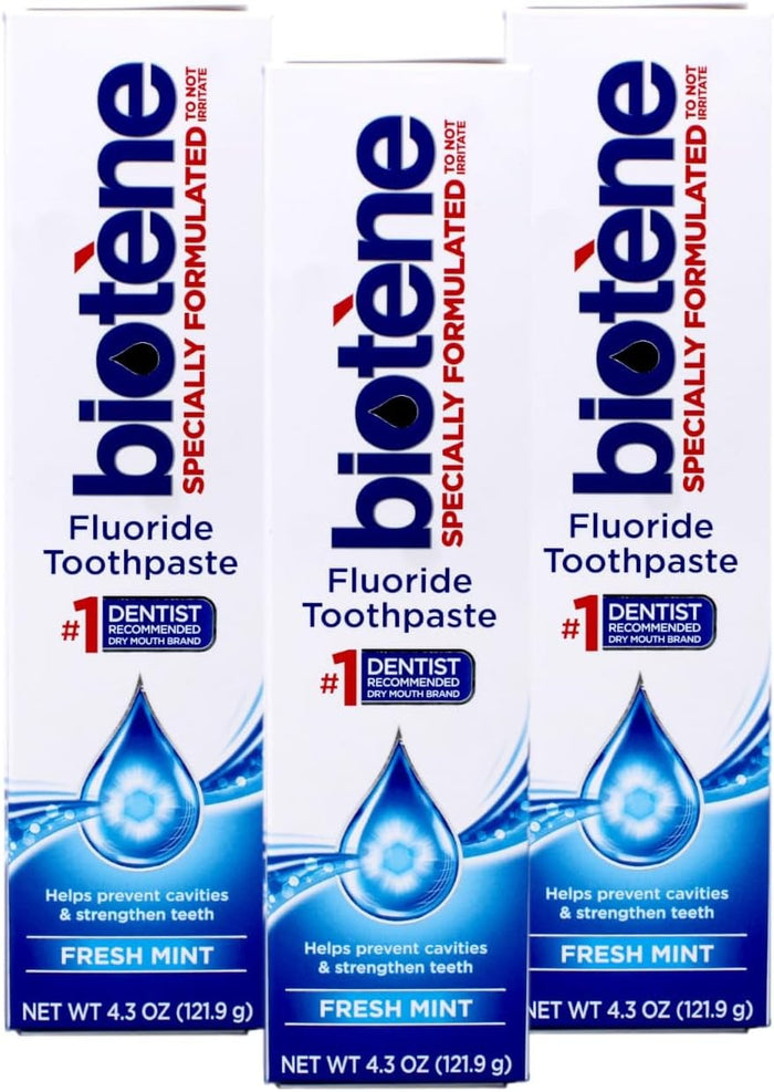 Biotène Fluoride Toothpaste, Fresh Mint, 4.3 oz