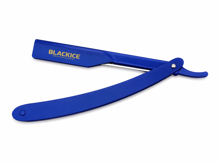 Black Ice Professional Side Out Razor Holder - Royal